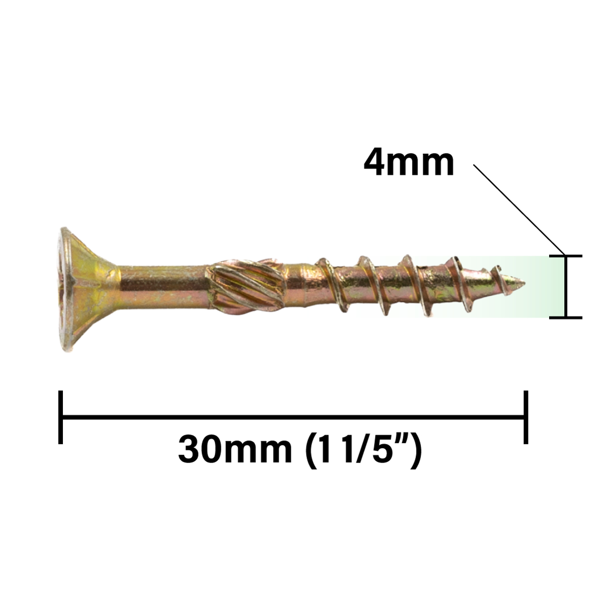 Rikä MPSRX010 4.0 x 30mm RX High Performance CSK Pozi Multi Purpose Screw 1500pk